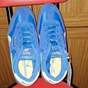 Reebok Blue and White Suede Women's Sneakers NWOT